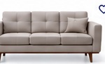 3 Seater Fabric Sofa